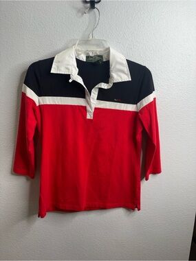 Lauren Ralph Lauren Active V-Neck Top Size Petite Medium
